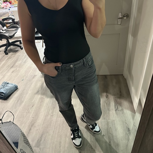 Old Navy O.G. Straight High Rise Secret Slim Pockets Size 12 - Picture 3 of 4